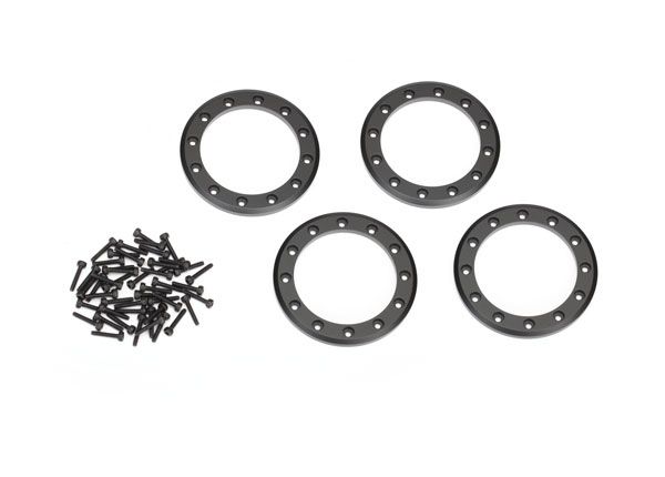 8168T Traxxas Beadlock Rings Black