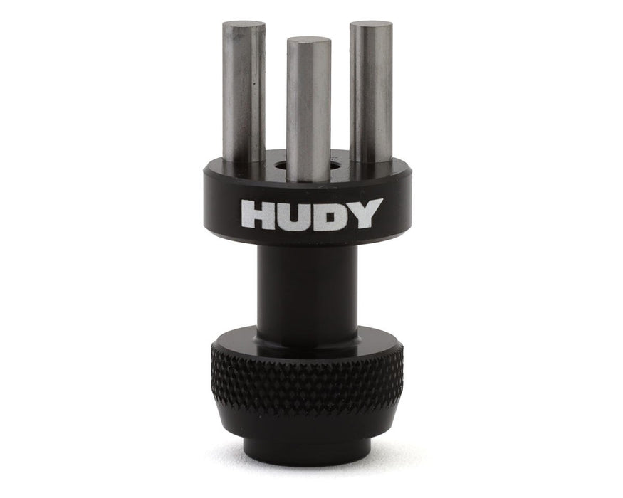 102378 Hudy Aluminum 1/12 Pan Car Tire Truer Wheel Adapter Nut