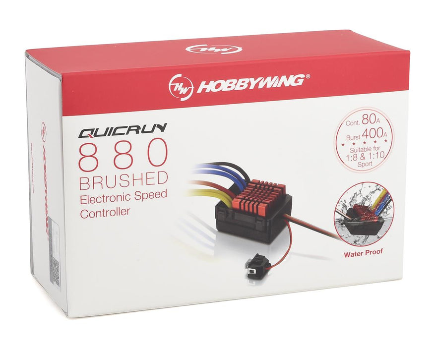 30120301 Hobbywing QuicRun 880 Waterproof Dual Brushed Crawling ESC