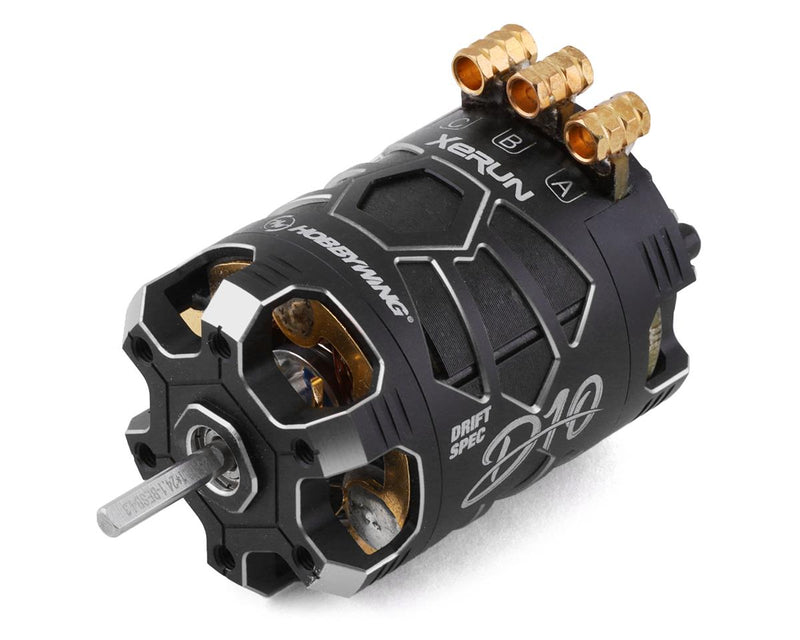 30401134 Hobbywing Xerun D10 Drift Brushless Motor (10.5T) (Black)