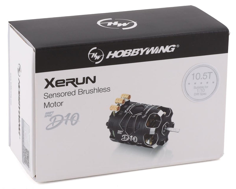 30401136 Hobbywing Xerun D10 Drift Brushless Motor (10.5T) (Purple)