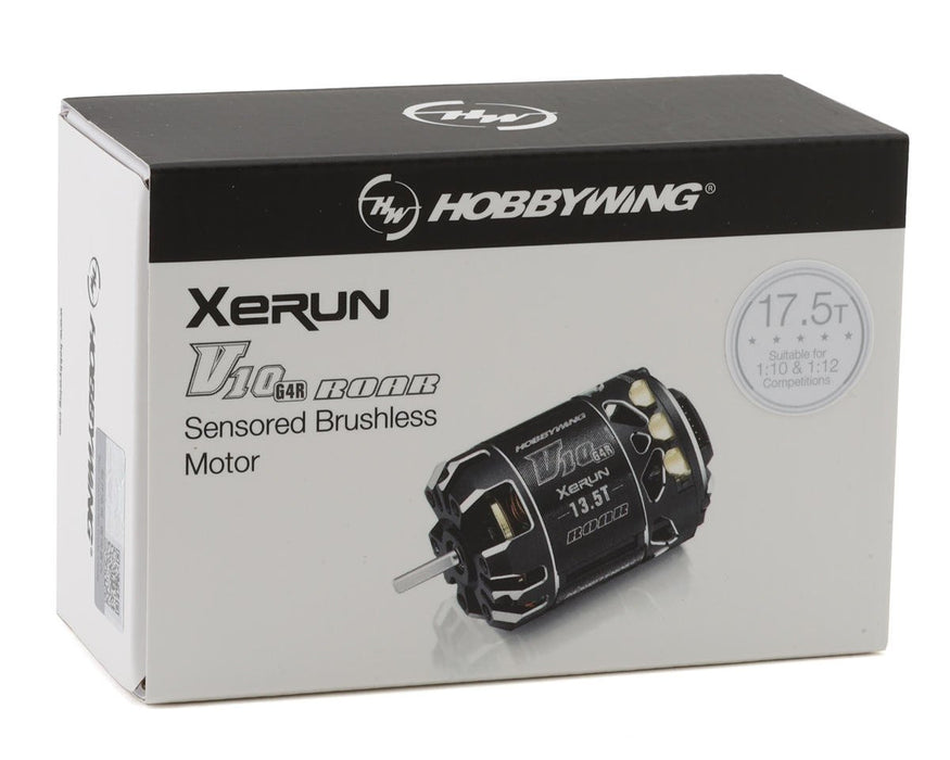 30401745 Hobbywing Xerun V10 G4R Competition Stock Brushless Motor (17.5T) (ROAR)