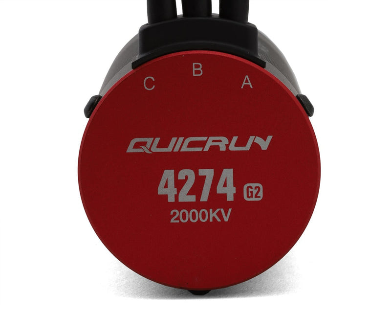 380030401 Hobbywing QuicRun 8BL150 G2 Sensorless Brushless ESC/4274SL Motor Combo (2000kV)