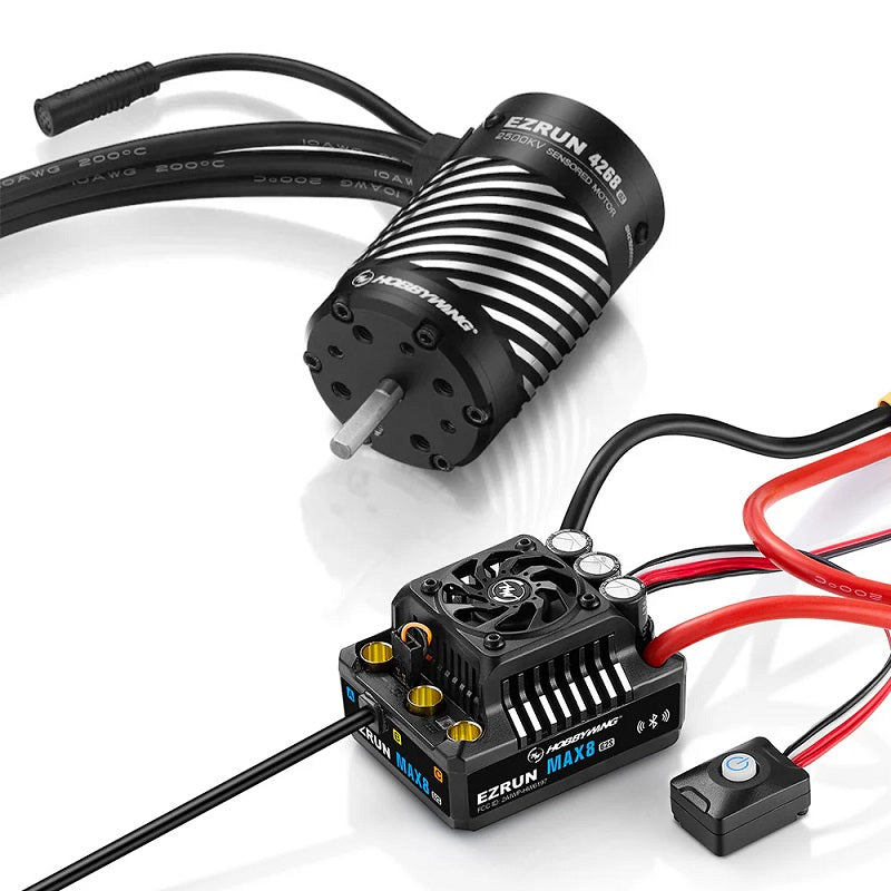 38010606 HobbyWing MAX8 GS2 ESC + 4268SD 2500KV G2R Motor (3-4S) Combo