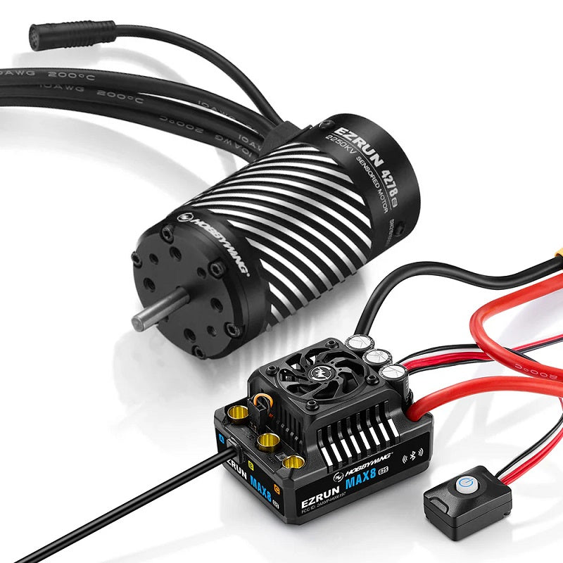 38010607 Hobbywing MAX8 GS2 ESC + 4278SD 2250KV G2R Motor (4-6S) Combo