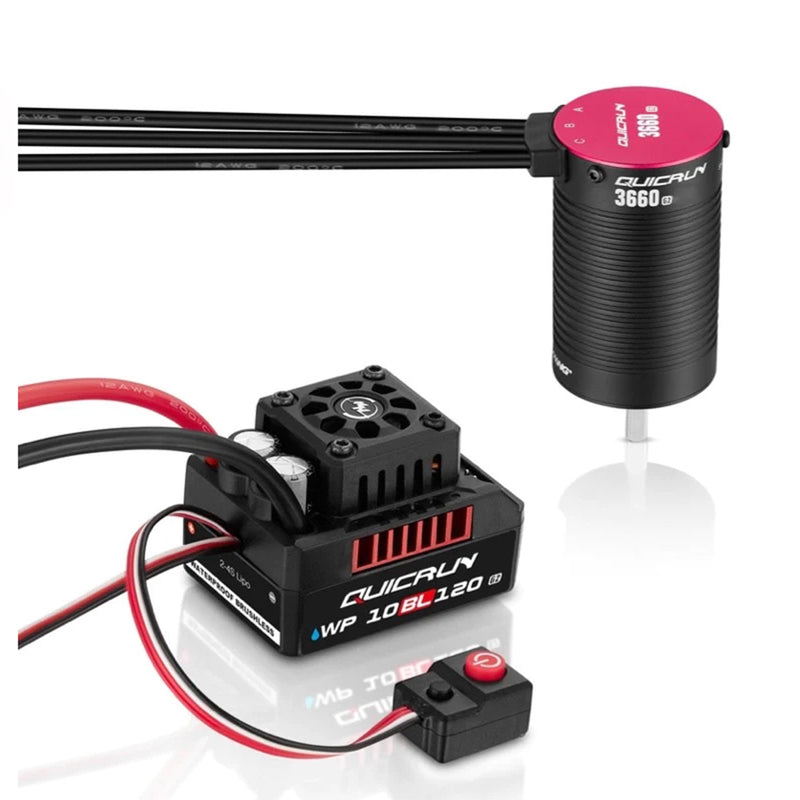38030211 Hobbywing COMBO QUICRUN 10BL120 G2+3660 SL G2; 3700KV
