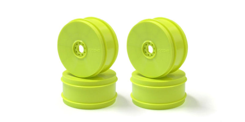 Kyosho Hard Dish Wheel, 1/8 Scale (4pcs/F-Yellow/MP9 TKI4) IFH006KY-H