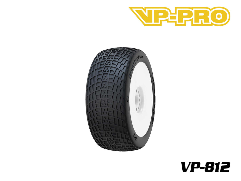 VP812G-M2-RY VP-PRO Frontier Evo 1/8 buggy premounts yellow wheels (2)