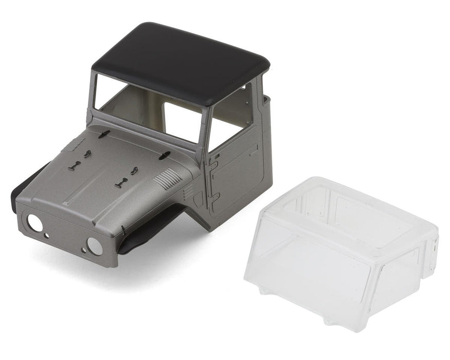 IR40-GL Injora IR40 Half Truck Hard Pre-Painted Body Set for Traxxas® TRX-4M® (Grey) (Defender®/Bronco®) w/Bed Rack & LED Lights