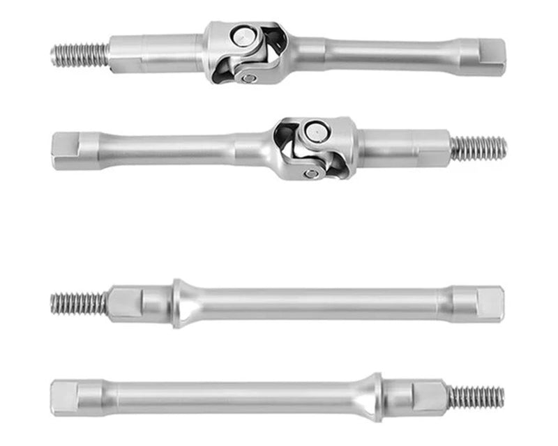 SCX30-13FR Injora Axial SCX30 Stainless Steel Front CVD & Rear Axle Shafts Set