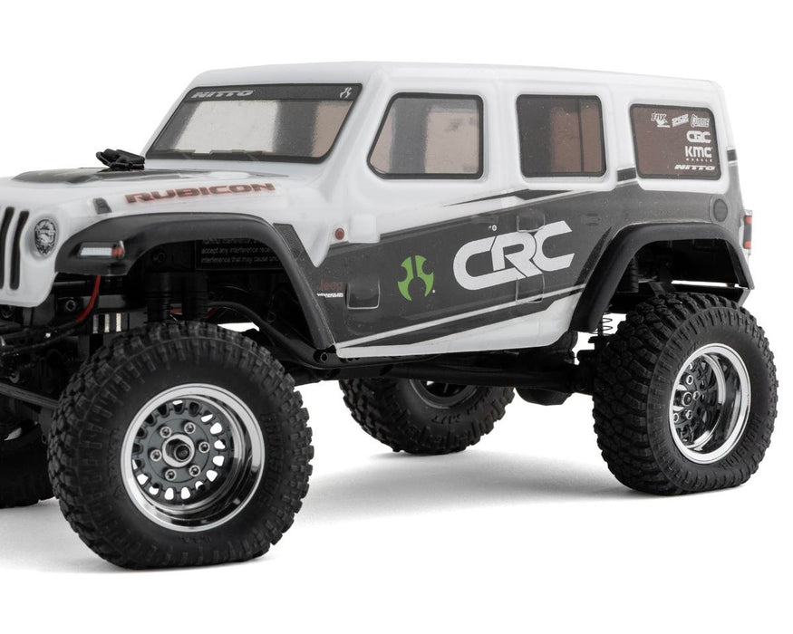 YQW-MW1016GL Injora 1.0" ModuWheel Brass & Aluminum Micro Crawler Beadlock Wheels (Grey) (4) (21g ea) (-4.4mm Offset)