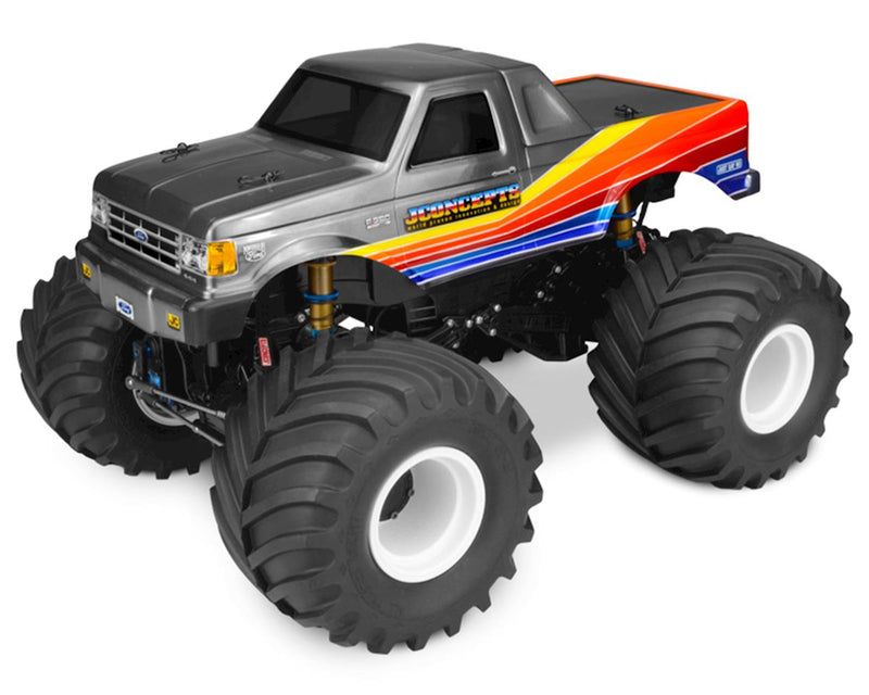 0302 JConcepts 1989 Ford F-250 Monster Truck Body w/Racerback (Clear)
