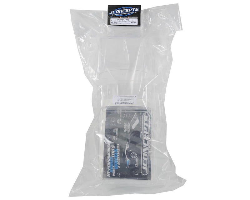 0302 JConcepts 1989 Ford F-250 Monster Truck Body w/Racerback (Clear)