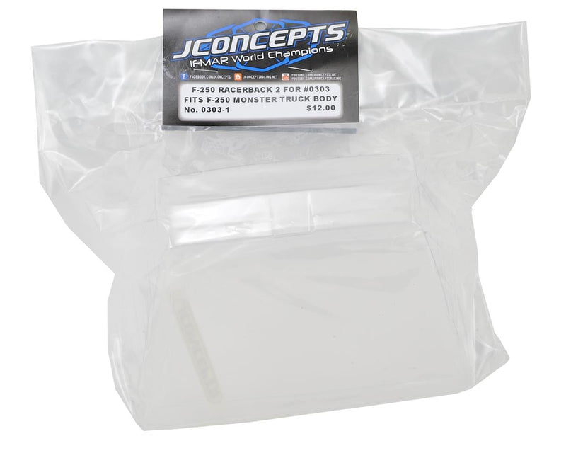 0303-1 JConcepts F-250 Racerback for #0303 Fits F-250 Monster Truck Body
