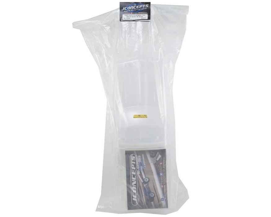 0344 JConcepts 1988 Chevy Silverado "Snoop Nose" Monster Truck Body (Clear)