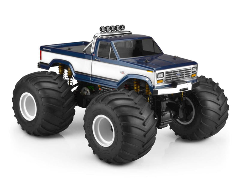 0417 JConcepts 1984 Ford F-250 Scale Body (Clear) (10.75")