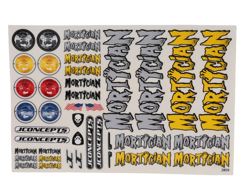 0426 JConcepts Mortician Monster Truck Body (Clear) (12.5")