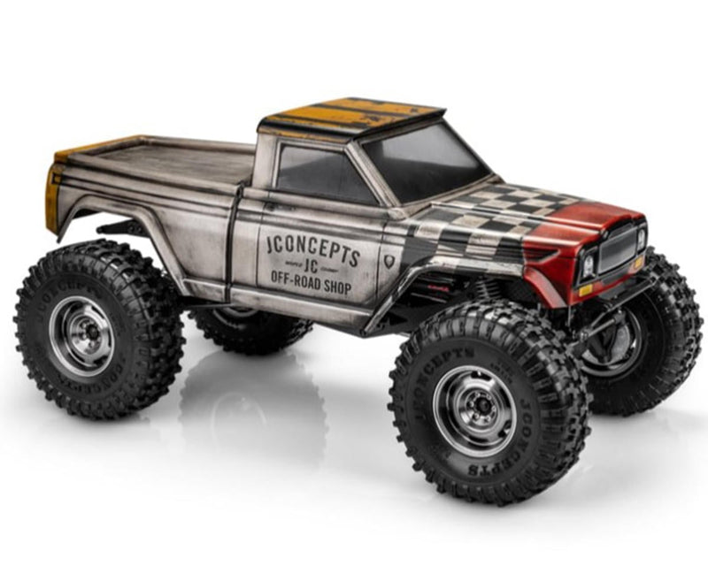 0457 JConcepts JCI Warlord Pre-Trimmed 1/10 Tucked Rock Crawler Body (Clear) (12.3")
