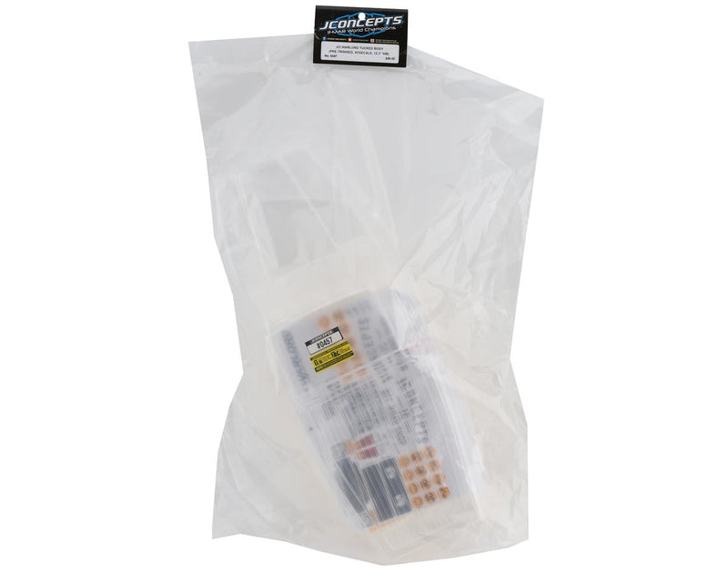 0457 JConcepts JCI Warlord Pre-Trimmed 1/10 Tucked Rock Crawler Body (Clear) (12.3")