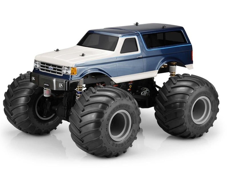 0466 JConcepts 1989 Ford Bronco 10.5" Monster Truck Body (Clear)