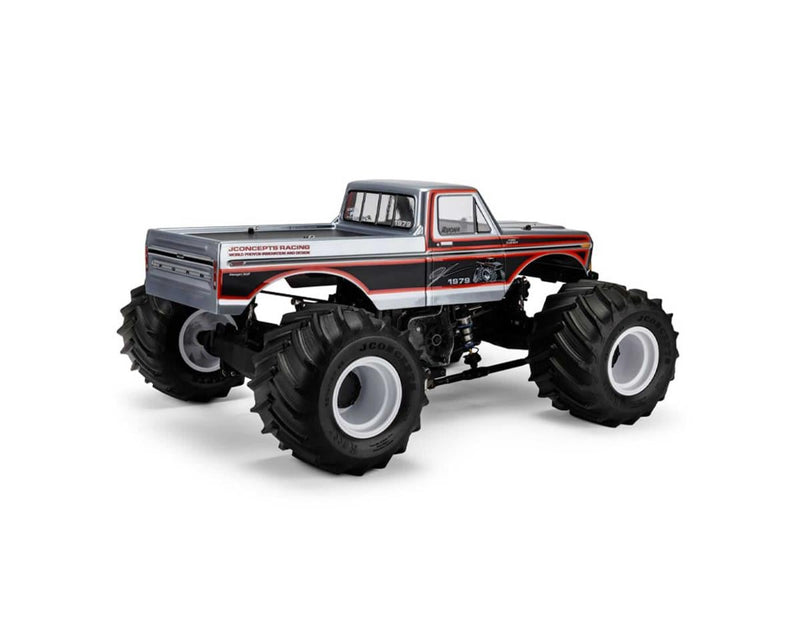 0481 JConcepts 1979 Ford F-250 Single Cab 1/10 Monster Truck Body (Clear) (13.0”)