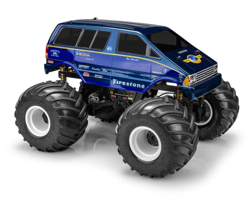 0484 JConcepts 1985 Ford Aerostar "BIGFOOT" Shuttle Regulator Body (Clear)