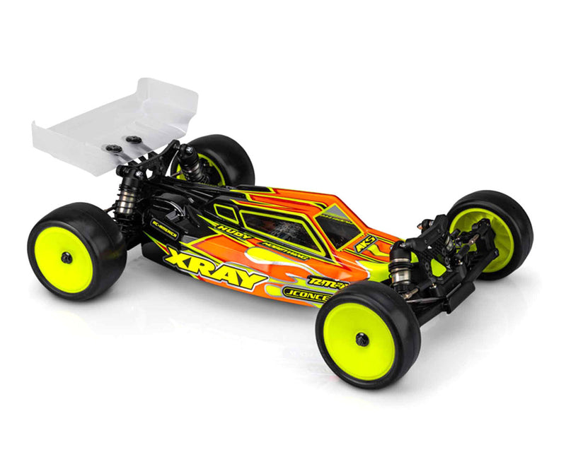 0685L JConcepts XRAY XB2 2025/2026 "S2" 1/10 Buggy Body (Clear) (Lightweight) w/Two Wings