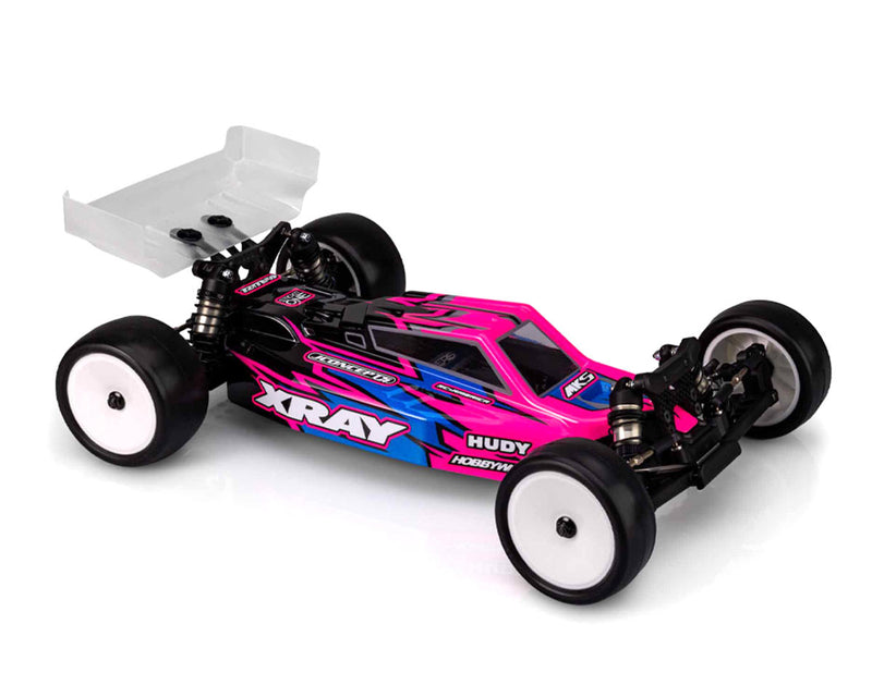 0690L JConcepts XRAY XB2 2025/2026 "F2" 1/10 Buggy Body (Clear) (Lightweight) w/Two Wings