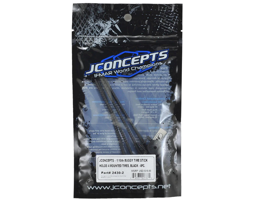 JConcepts 2430-2  1/10 Offroad Tire Stick (Black) (4)