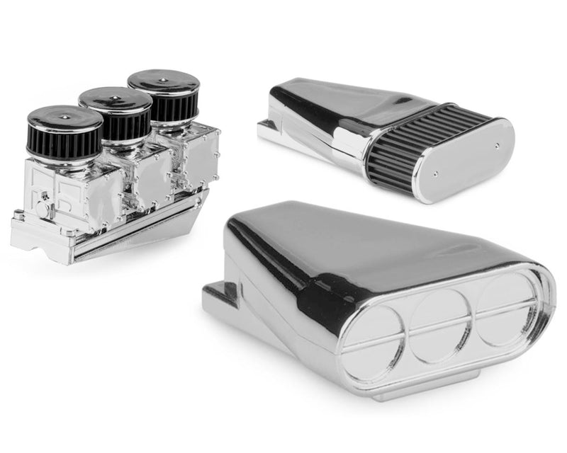 2537 JConcepts Engine Accessory Set (Chrome)