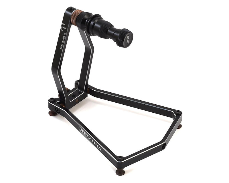 2538-2 JConcepts 1/10 & 1/8 Aluminum Tire Balancer w/Case (Black)