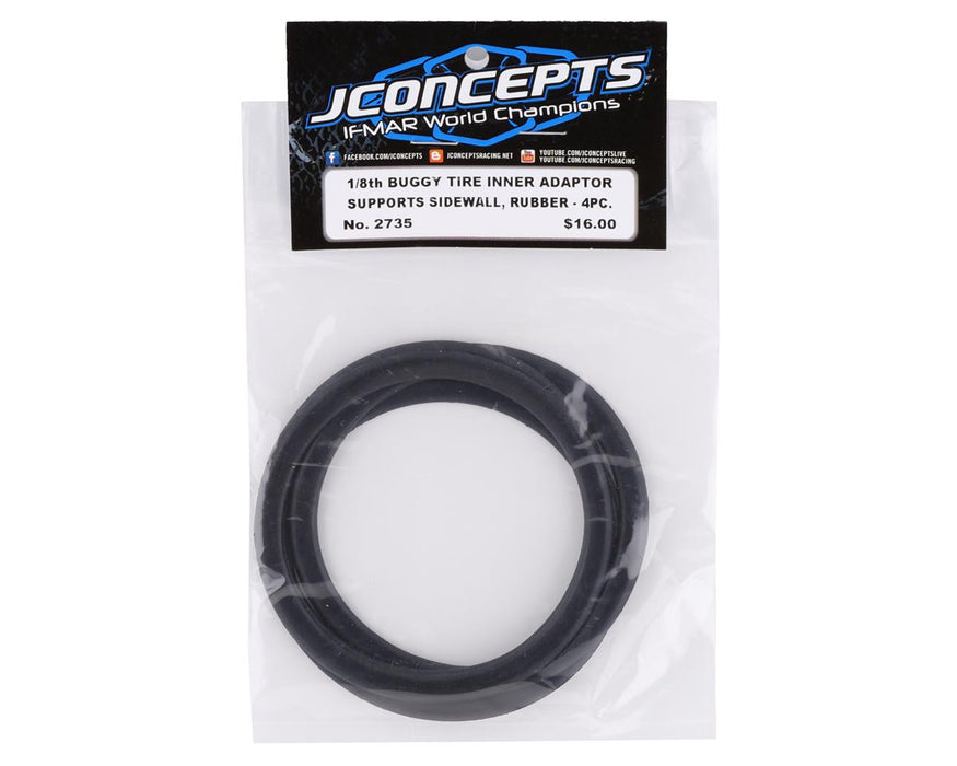 JConcepts 2735 1/8th Buggy Tire Inner Sidewall Support Adaptor (4)