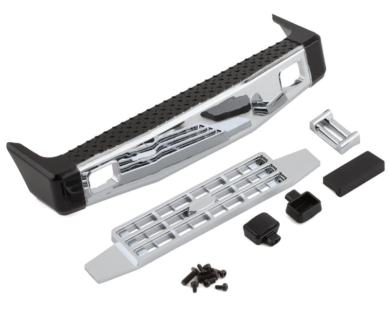 2964 JConcepts Late 80's F-Type Front Bumper Set (Chrome) (JConcepts Retro MT Bodies)