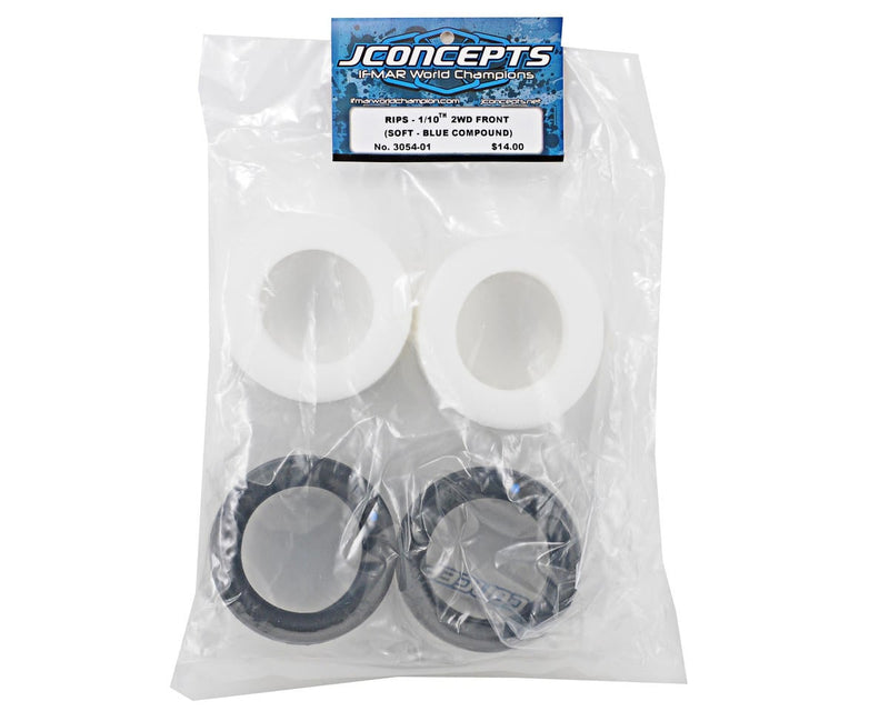 3054-01 JConcepts Rips 2.2" 2WD Front Buggy Tires (2) (Blue)