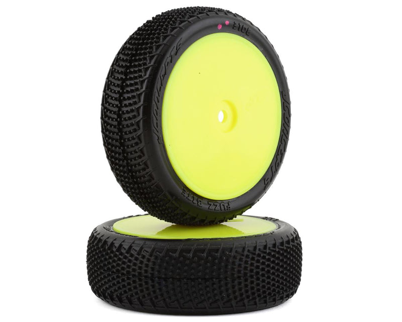 3108-201011 Jconcepts Fuzz Bite 4WD Front Pink Compound, Yellow wheel
