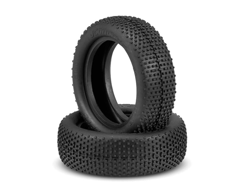 3160-02 JConcepts Double Dee's V2 2.2" 2WD 1/10 Front Buggy Tires (2) (Green)