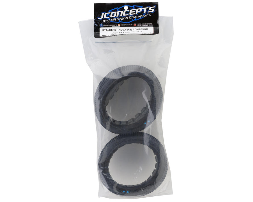 3175-03 JConcepts Stalkers 1/8 Buggy Tire (2) (Aqua A2)