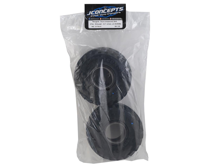 3179-01 JConcepts Rangers 2.2" Monster Truck Tires (2) (Blue)