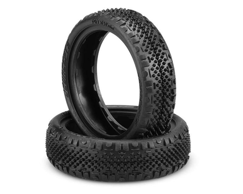 3181-011 JConcepts Pin Swag Slim 2.2" 2WD Front Buggy Carpet Tires (2) (Purple)