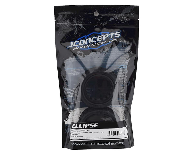 3196-01 JConcepts Ellipse 2.2" Rear 1/10 Buggy Tires (2) (Blue)
