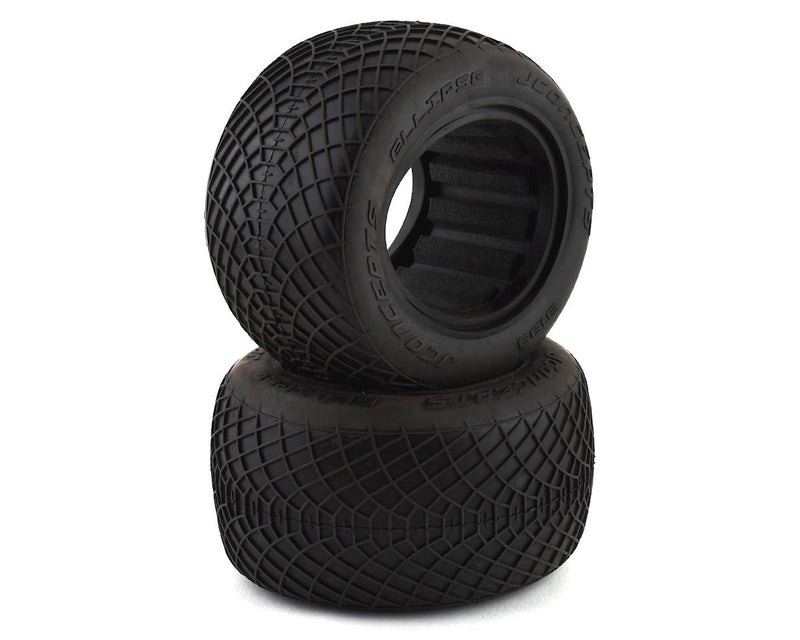 3199-02 JConcepts Ellipse 2.2" 1/10 Stadium Truck Tires (2) (Green)