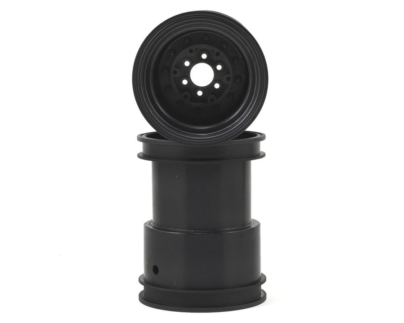 3377B JConcepts Tribute 2.6 Monster Truck Wheel (Black) (2)
