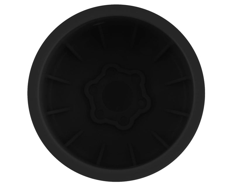 3377B JConcepts Tribute 2.6 Monster Truck Wheel (Black) (2)