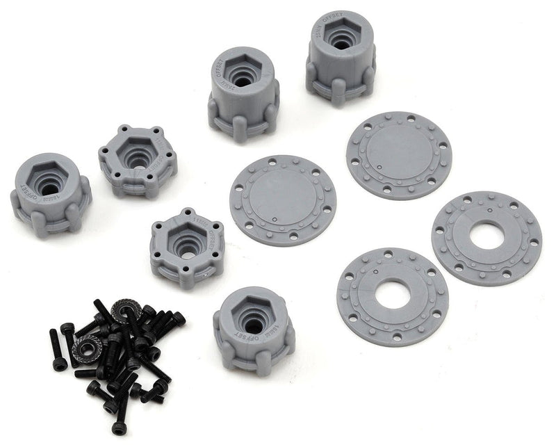 3377S JConcepts Tribute 2.6 Monster Truck Wheel (Silver) (2)