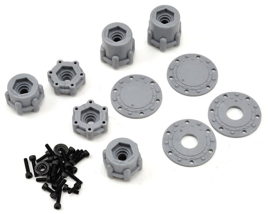 3377S JConcepts Tribute 2.6x3.6" Monster Truck Wheel (Silver) (2)