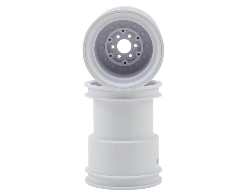 3377W JConcepts Tribute 2.6  Monster Truck Wheel (White) (2)