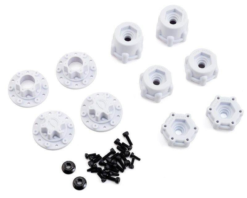 3380W JConcepts Midwest 2.2" Monster Truck Wheel (2) (White) 12mm Hex