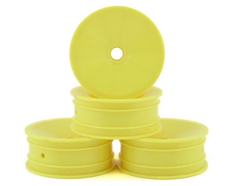 JCO3403Y JConcepts RC10 Mono 2.2 Bearing Front Wheels (Yellow) (4)