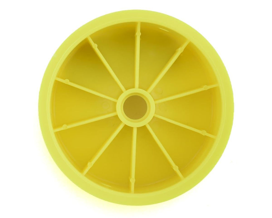 JCO3403Y JConcepts RC10 Mono 2.2 Bearing Front Wheels (Yellow) (4)