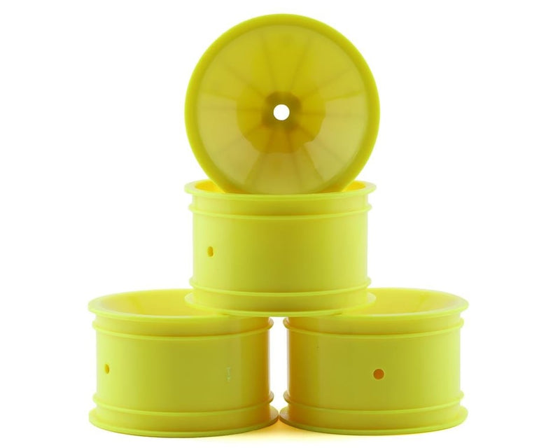 JCO3404Y JConcepts RC10 Mono 2.2 Bearing Rear Wheels (Yellow) (4)